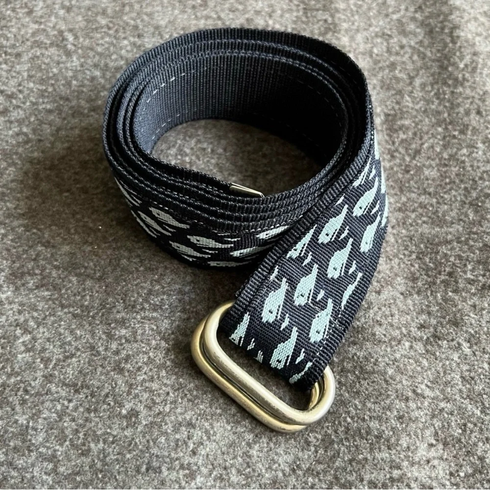 Blue Whale Double Ring Belt 44 Inches NWOT